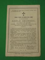 °1811 Gavere +1890 Gent SEGHERS Adèle, Verzamelen, Bidprentjes en Rouwkaarten, Ophalen of Verzenden, Bidprentje