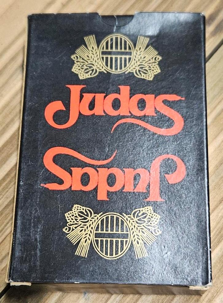 Judas bier speelkaarten
Deze afbeelding toont ee, Verzamelen, Speelkaarten, Jokers en Kwartetten, Speelkaart(en), Ophalen of Verzenden