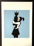 Banksy genummerde litho Bomb hugger 35 X 50 cm, Enlèvement ou Envoi