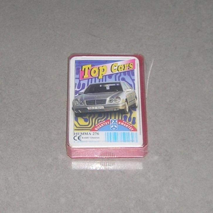 Kwartet – spel Top Cars, Verzamelen, Speelkaarten, Jokers en Kwartetten, Zo goed als nieuw, Kwartet(ten), Ophalen of Verzenden