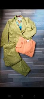 Green Ice ensemble: broekpak+hemd+gilet maatM, Kleding | Dames, Ophalen of Verzenden, Zo goed als nieuw