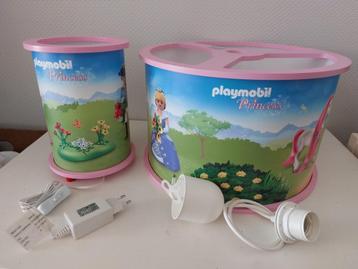 Set lustre + veilleuse thème Playmobil 