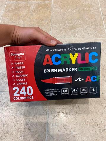 240 acrylstiften Nieuw - Guangna beschikbaar voor biedingen