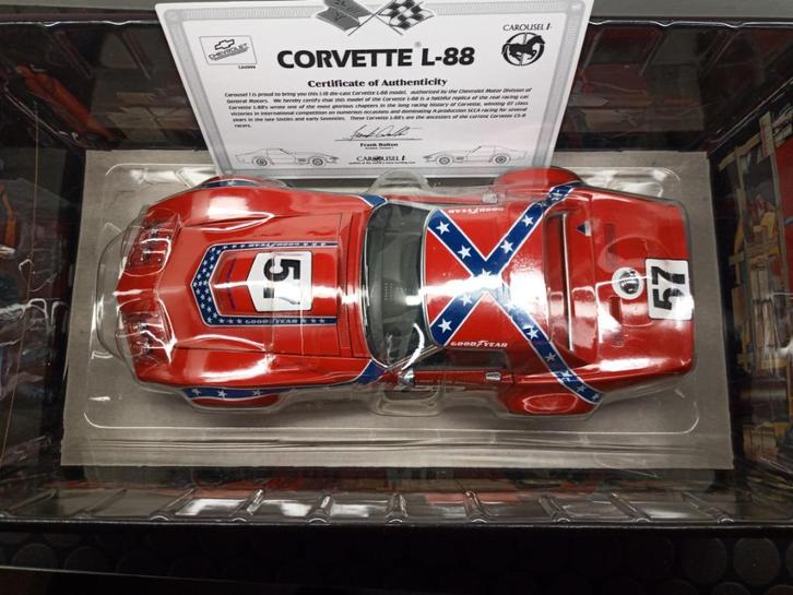 Corvette L-88 Carousel 1/18, Hobby en Vrije tijd, Modelauto's | 1:18, Nieuw, Auto, Overige merken, Ophalen of Verzenden