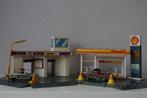 Vintage Tankstation (met 2 auto's), Verzamelen, Ophalen of Verzenden, Zo goed als nieuw