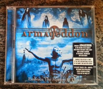 Dubbel cd - Armageddon - Embrace The Mystery & Three - € 8