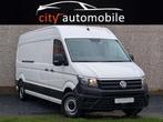 Volkswagen Crafter 2.0 TDI L4H3 DSG 3 PLACES CARPLAY GPS BLU, Auto's, Automaat, Gebruikt, Zwart, 4 cilinders