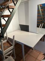 Witte bureau, Huis en Inrichting, Ophalen, Gebruikt, Bureau
