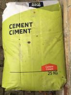 2 zakken cement, Doe-het-zelf en Bouw, Nieuw, Ophalen