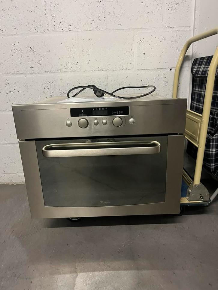 Whirlpool AMW 250 inbouw combi microgolfoven met grill, Elektronische apparatuur, Microgolfovens, Gebruikt, Inbouw, Microgolfoven