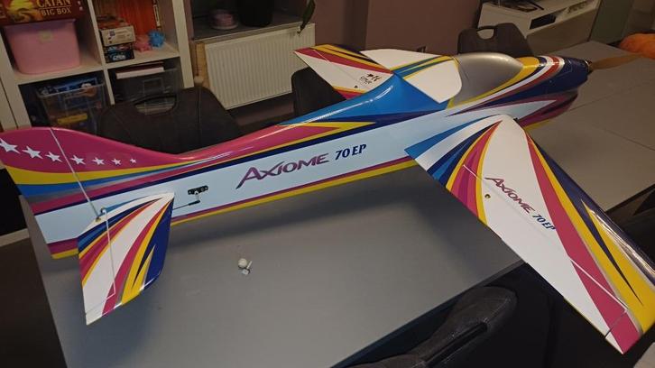 Axiome 70 EP RTF, Hobby en Vrije tijd, Modelbouw | Radiografisch | Vliegtuigen, Zo goed als nieuw, Elektro, RTF (Ready to Fly)