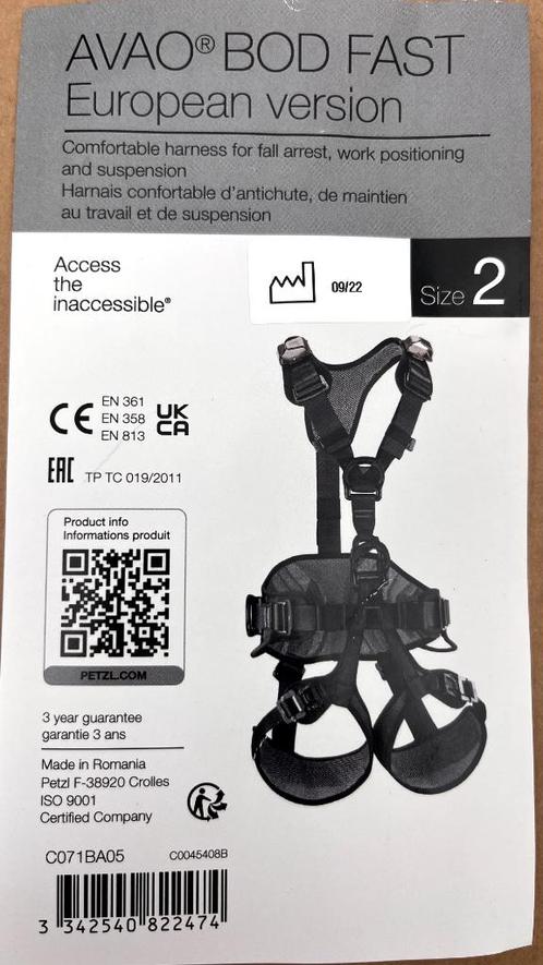 harnais avao bod fast petzl, Dieren en Toebehoren, Hondenriemen, Zo goed als nieuw, Ophalen