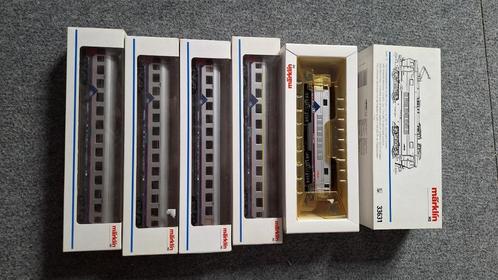 Marklin 33631 Belgische elektrische loc 1602 met marklin bes, Hobby en Vrije tijd, Modeltreinen | H0, Zo goed als nieuw, Treinset