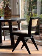 Stoelen met bouclé zitting NIEUW, Huis en Inrichting, Stoelen, Ophalen, Zwart, Nieuw, Vijf, Zes of meer stoelen