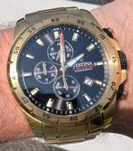 Festina F20541/4 Sport Chronograph 45mm 10ATM, Handtassen en Accessoires, Horloges | Heren, Staal, Gebruikt, Staal, Polshorloge