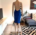 Robe bleue sexy à dos ouvert (taille S/M) neuve, Neuf, Taille 38/40 (M), Enlèvement ou Envoi, Club L London