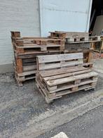 zitbank pallethout of brandhout, Ophalen, Gebruikt, Pallet