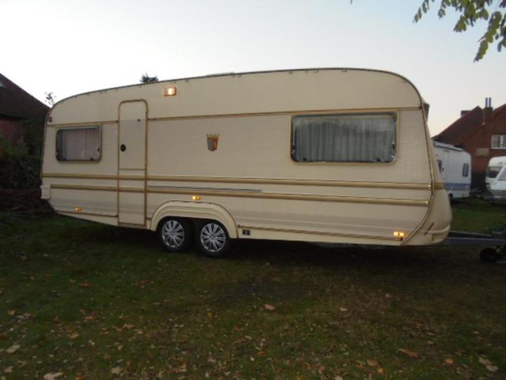 TABBERT 570-frans bed,wc,rondzit,mooie grote tent van 2024--, Caravans en Kamperen, Caravans, Bedrijf, tot en met 4, 750 - 1000 kg