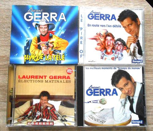 Laurent Gerra, €1,50 per stuk, alle 4 voor €4, Cd's en Dvd's, Cd's | Franstalig, Verzenden