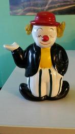 Tirelire Clown Porcelaine Multicolore 15€, Enlèvement