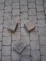 Grijze betonklinkers 11 cm x 11 cm, Tuin en Terras, Ophalen, Gebruikt, Klinkers, 5 tot 10 m²