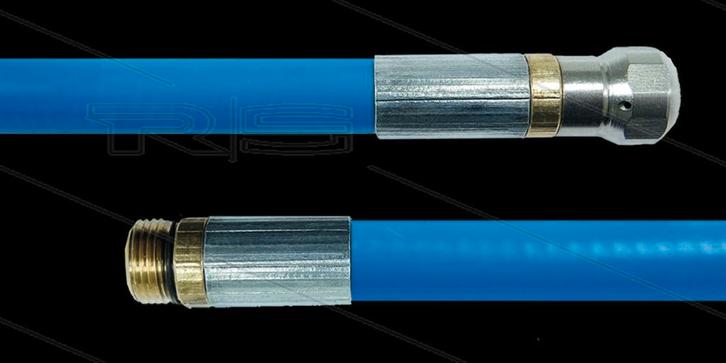 Blauwe Rioolslang 10m met 1/4 inch Nozzle, Auto diversen, Overige Auto diversen, Verzenden