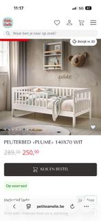 Peuterbed 140cm x 90cm (petit Amelie), 85 tot 100 cm, 140 tot 160 cm, Zo goed als nieuw, Ophalen