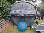 Zwembad incl filtersysteem pomp en warmtepomp, Tuin en Terras, Ophalen, Zo goed als nieuw