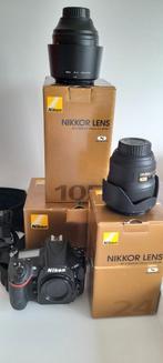 Nikon D810 + 105 F1.4 + 24 F1.4 Comme neuf, Audio, Tv en Foto, Fotocamera's Digitaal, Ophalen, Zo goed als nieuw, Nikon