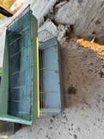 2 konijnen hokken, Ophalen