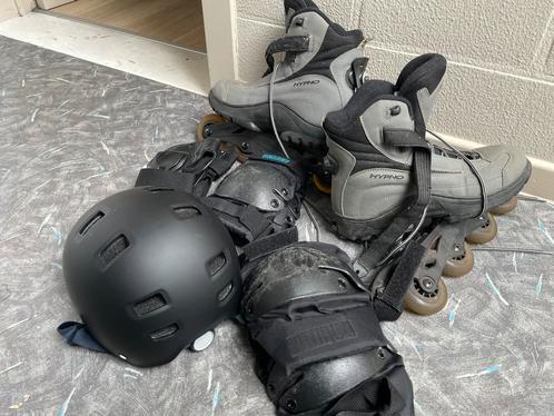 Hypno skates maat 44 met alle bescherming, Sport en Fitness, Skeelers, Bescherming, Ophalen