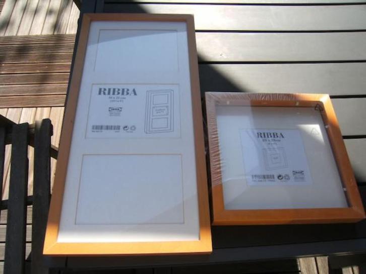 Lot de 2 cadres Ribba dont un neuf, Huis en Inrichting, Woonaccessoires | Lijsten, Nieuw, Minder dan 50 cm, Minder dan 50 cm, Hout