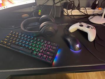 Gaming oc en controller en muis en toetsenbord en hoofdtelef, Enlèvement, Comme neuf