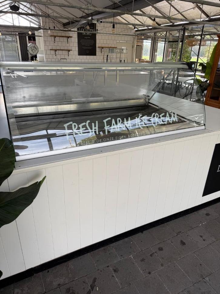 Schepijsvitrine, Zakelijke goederen, Horeca | Meubilair en Inrichting, Meubilair, Gebruikt, Ophalen