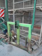 Palletstoel met lange vorken, Ophalen