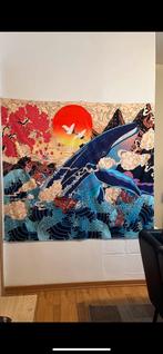 Tapisserie Murale Japonaise, Antiquités & Art