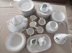 Compleet 12 delig servies wit / goud. Porselein Mitterteich., Ophalen, Porselein, Compleet servies