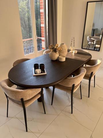 Table ovale Mailen (Kave Home) en contre-plaqué de frêne ave beschikbaar voor biedingen