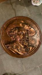 Koperen wandplaat petrus paulus rubens, Ophalen of Verzenden