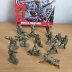 airfix 1/32 american paratroopers 14 soldaatjes met doos, Hobby & Loisirs créatifs, Comme neuf, Plus grand que 1:35, Personnage ou Figurines