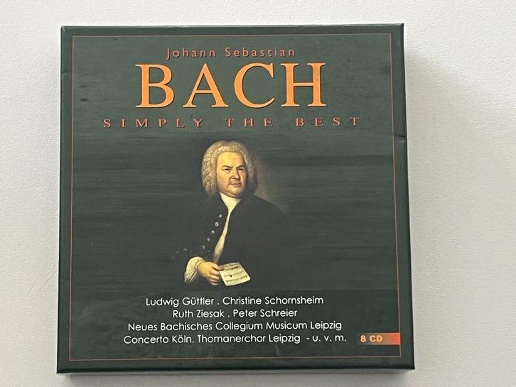 Johan Sebastian Bach - Simply The Best (8-CD), Cd's en Dvd's, Cd's | Klassiek, Gebruikt, Boxset, Ophalen of Verzenden