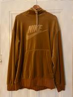 Nike fluwele look oversized hoodie | M, Kleding | Heren, Maat 48/50 (M), Ophalen of Verzenden, Bruin, Zo goed als nieuw