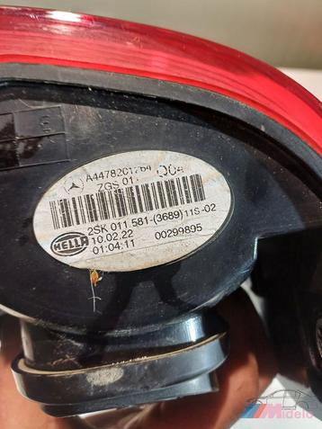 mb vito rechter achterlicht artikelnr A4478201264 beschikbaar voor biedingen