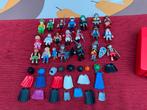 Lot playmobil figuurtjes en originele playmobil koffer, Ophalen of Verzenden