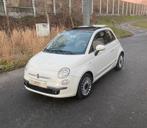 Fiat 500 • 1.2BENZINE • 2011 • 110.000KM • OPEN DAK • AIRCO, Auto's, Euro 5, Wit, Bedrijf, Handgeschakeld