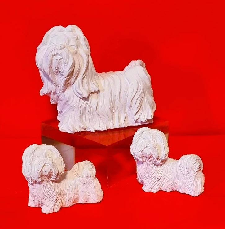 Shih-Tzu beelden., Antiek en Kunst, Curiosa en Brocante, Ophalen of Verzenden