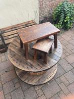 Houten bankjes, Ophalen, Gebruikt, Hout