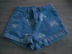 jeansshort maat 146 vlinders, Ophalen of Verzenden, Zo goed als nieuw, Meisje, Overige typen
