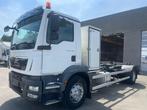 MAN TGS 19.290 met koffer en containersysteem EURO6, Stof, Euro 6, MAN, Wit