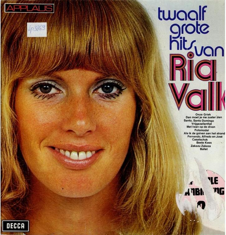 Vinyl, LP    -    Ria Valk – Twaalf Grote Hits Van Ria Valk, Cd's en Dvd's, Vinyl | Overige Vinyl, Overige formaten, Ophalen of Verzenden